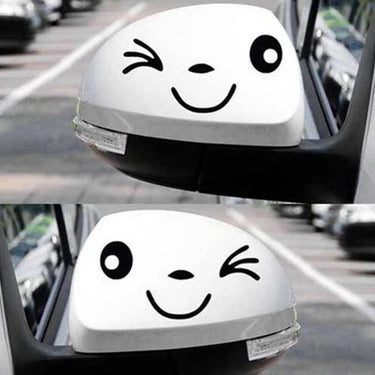 Pegatina espejos feliz 2pcs